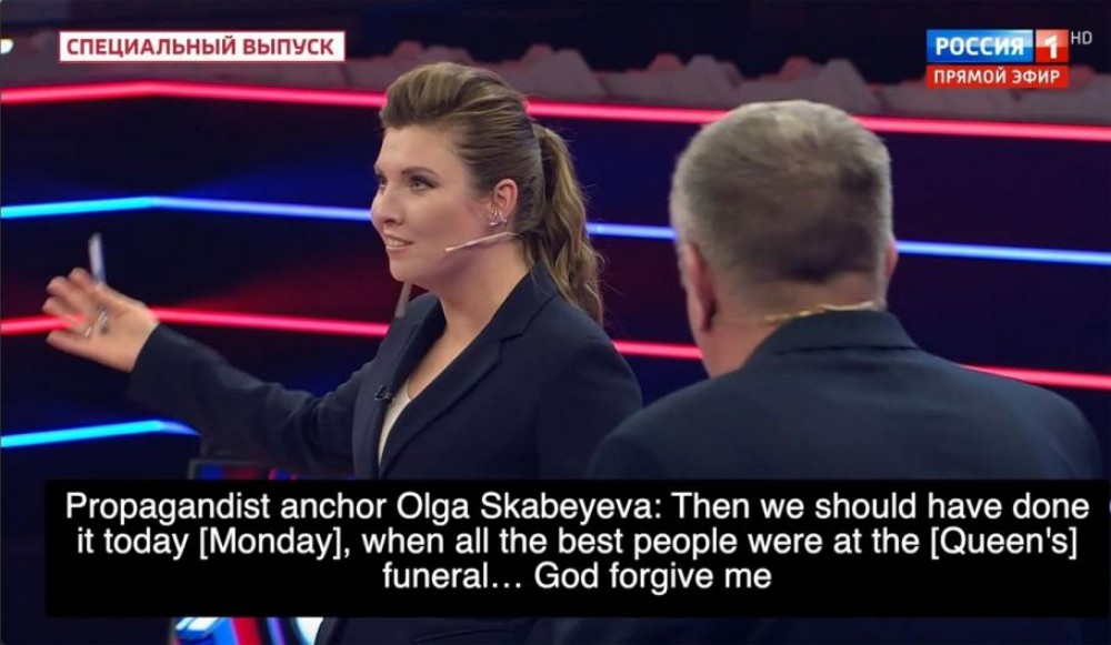„Păpușa lui Putin” susţine că Moscova trebuia să lanseze un atac nuclear asupra Marii Britanii, la funeraliile reginei Elisabeta a II-a